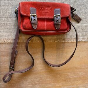Vintage Coach Bleeker Double Buckle SoHo Demi Crossbody Bag